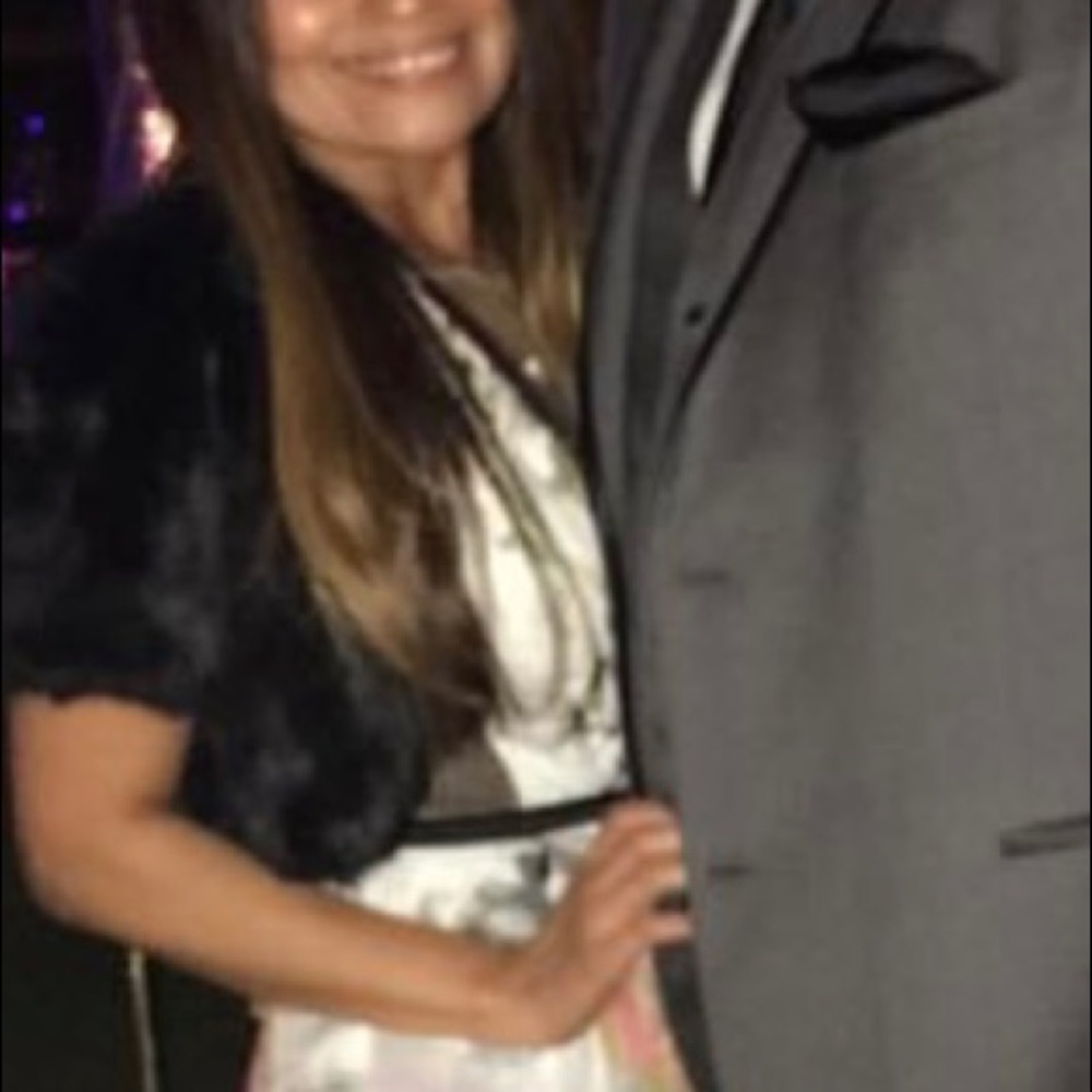 Bebe bolero rabbit fur